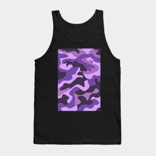 Purple Camouflage Tank Top